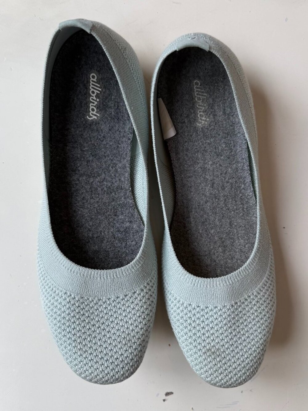 Allbirds Tree Breezer flat, baby blue size 9